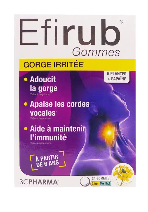 efirub 24 gommes