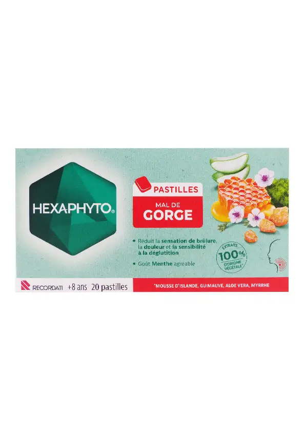 pastilles Hexaphyto Mal de gorge