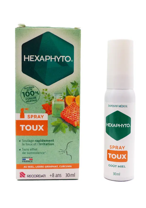 hexaphyto spray toux miel 30ml