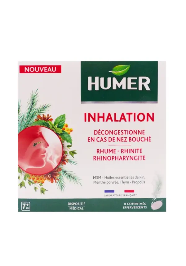 humer inhalation 8 comprimés effervescents