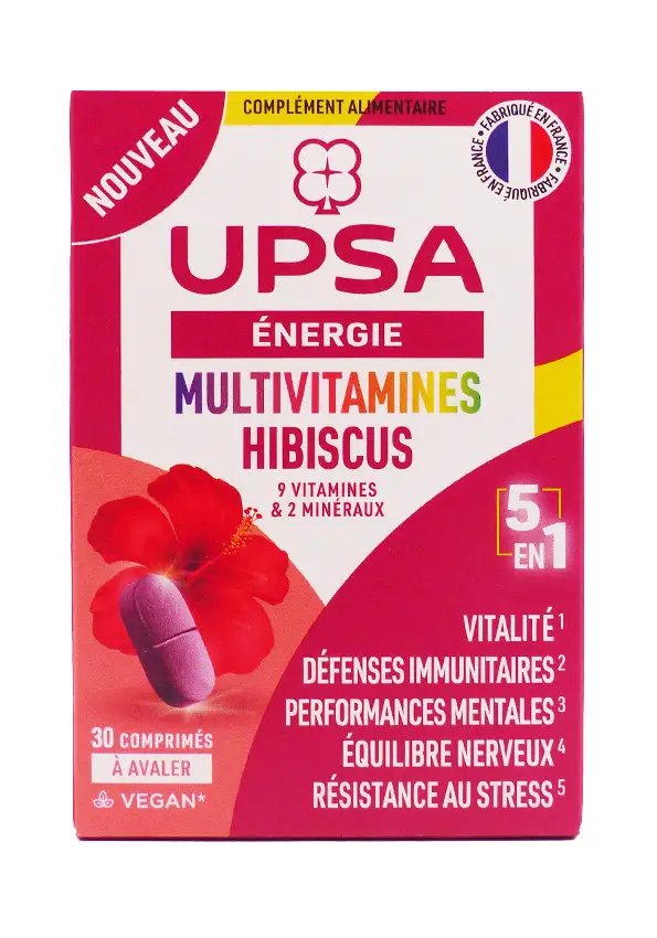 multivitamine hibiscus energie 30 comprimés a avaler upsa