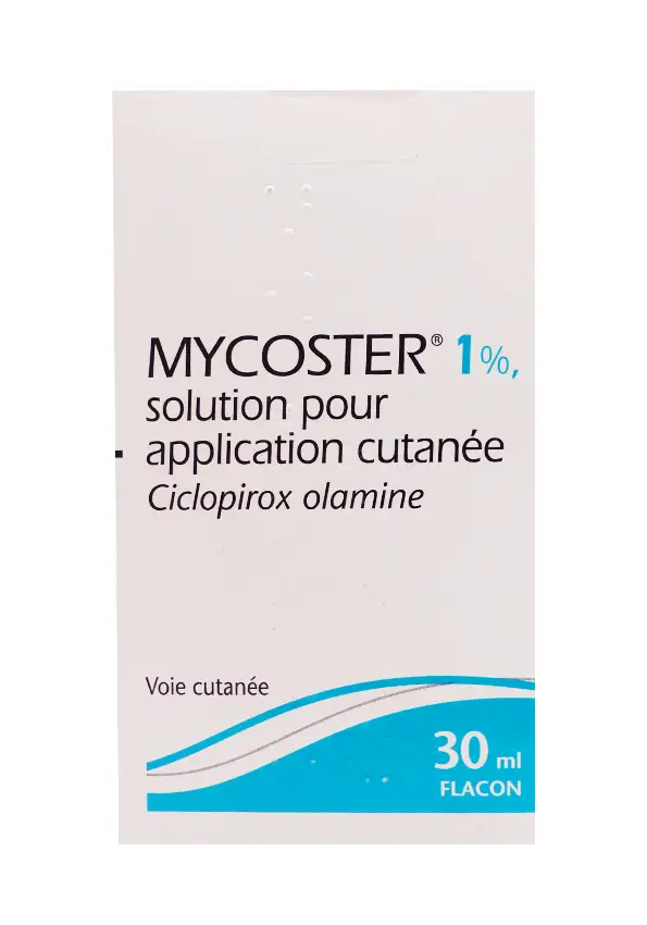 mycoster 1% solution pour application cutanée 30ml