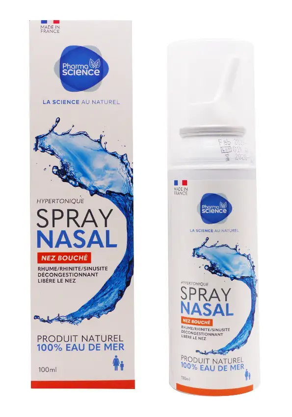 pharmascience spray nasal nez bouché 100 mL