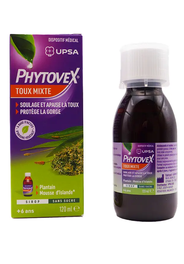 phytovex sirop toux mixte 120 mL