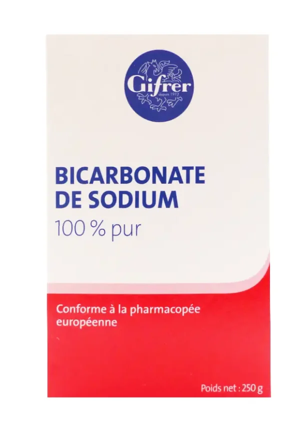 bicarbonate de sodium 100% pur 250g gifrer