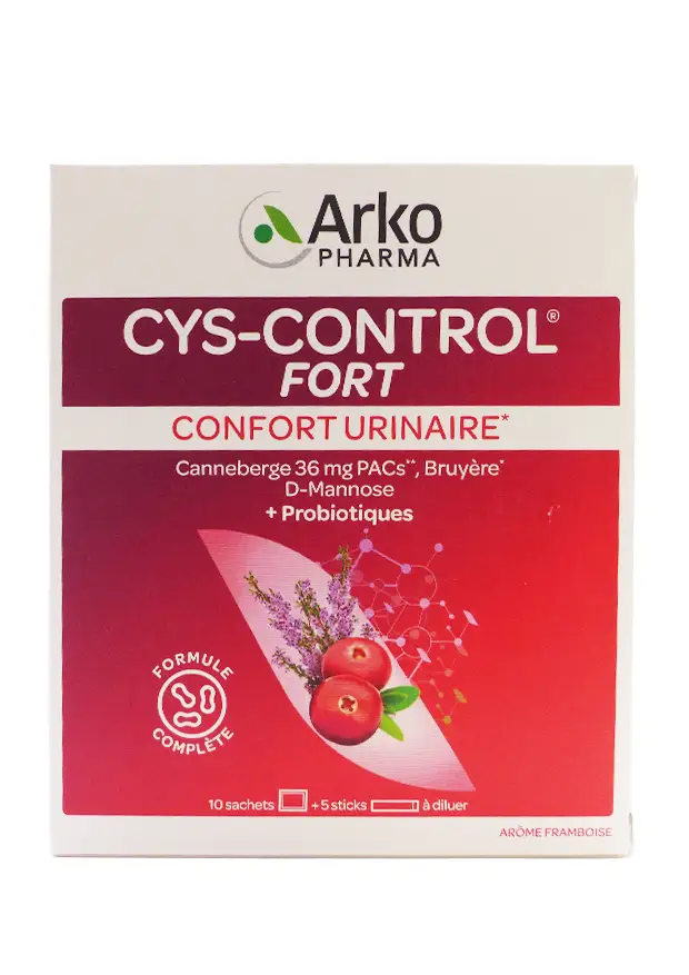 cys control arkopharma 10 sachets et 5 sticks