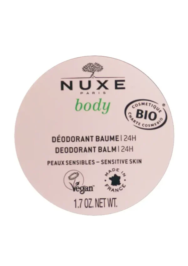 nuxe body déodorant baume bio