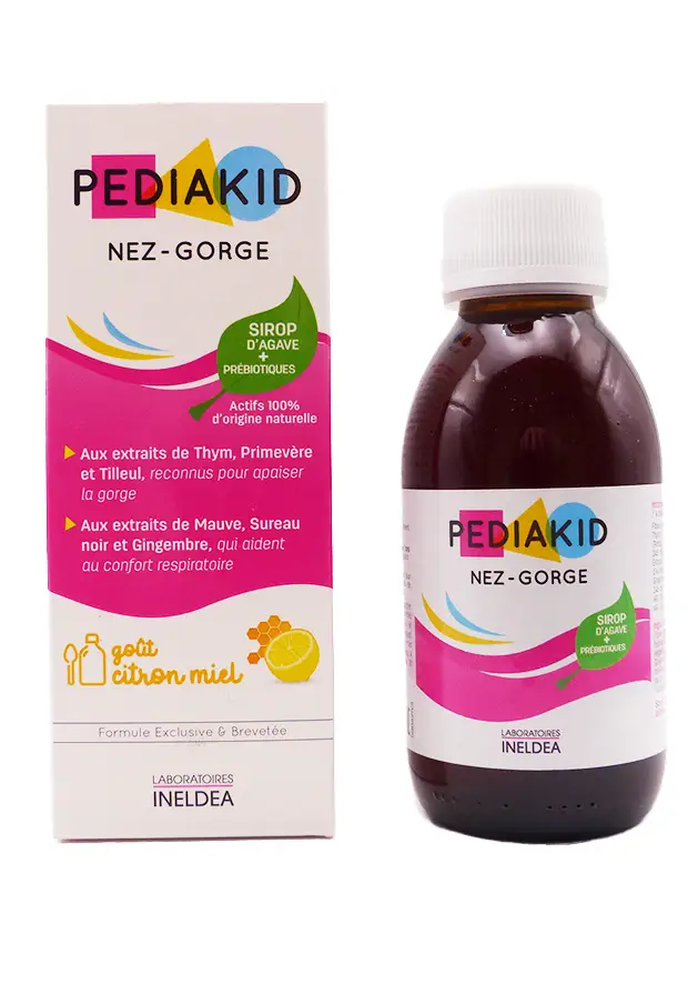 pédiakid nez gorge sirop citron miel