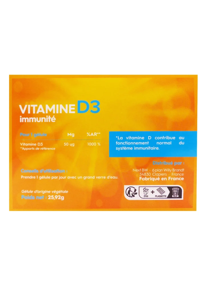 vitamine D3 dos