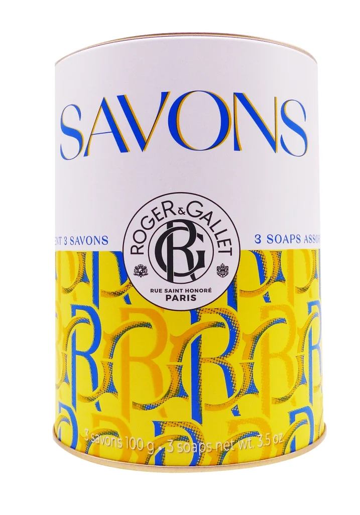 3 savons roger et gallet boite jaune