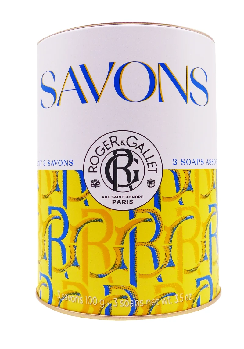 3 savons roger et gallet boite jaune
