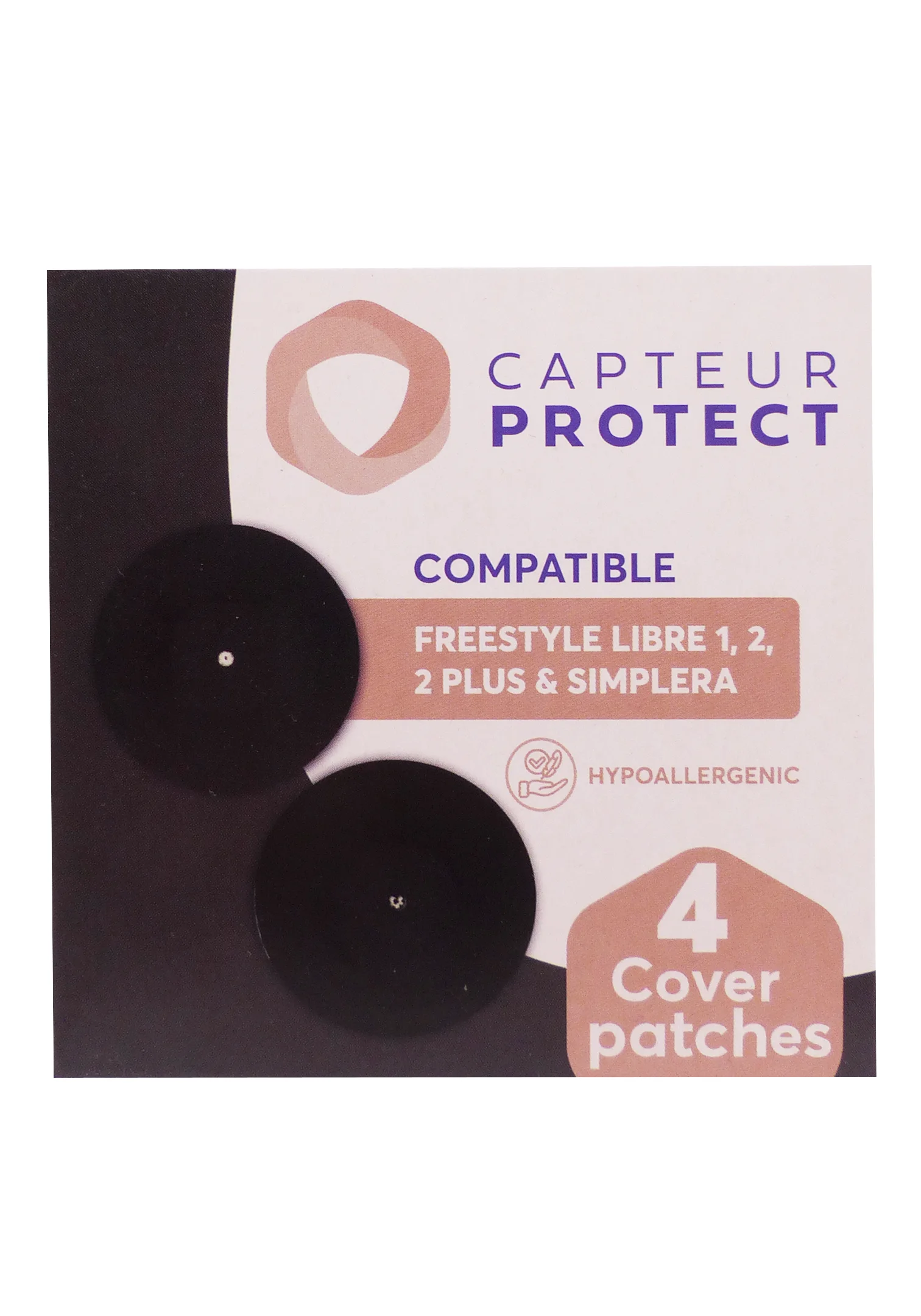 CAPTEUR PROTECT 4 PATCHES NOIRS 1 4 patches capteur protect
