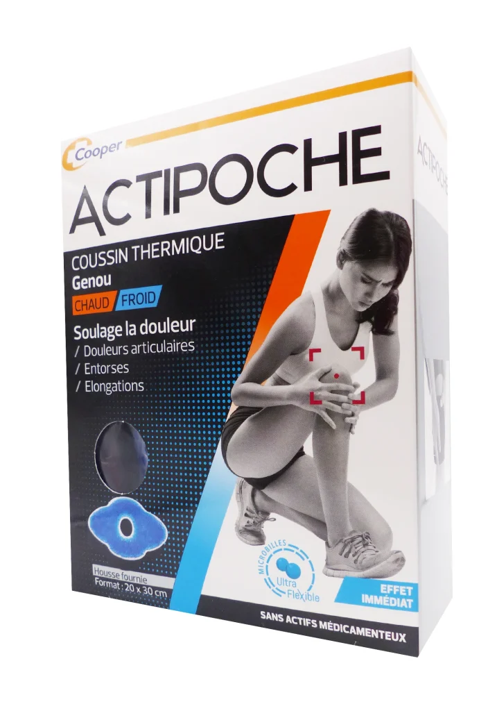 COOPER ACTIPOCHE GENOU MICROBILLES 2 actipoche genou