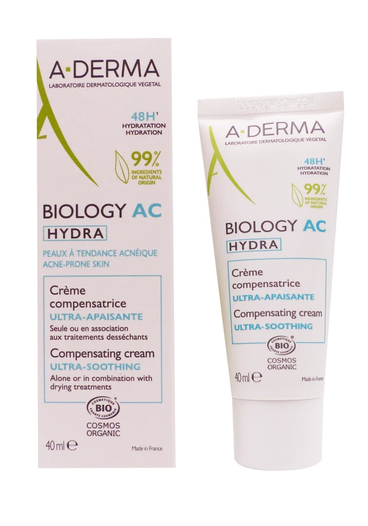 A-DERMA BIOLOGY AC HYDRA CREME COMPENSATRICE 40ML 2 aderma biology ac hydra 40 ml