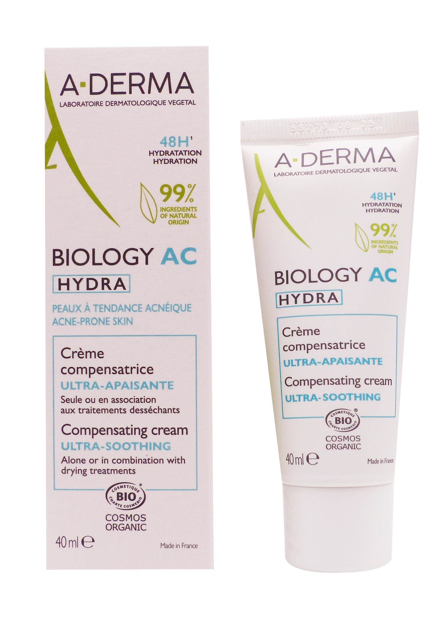 A-DERMA BIOLOGY AC HYDRA CREME COMPENSATRICE 40ML 1 aderma biology ac hydra 40 ml