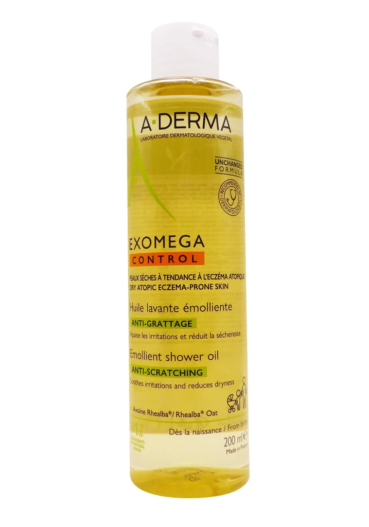 A-DERMA HUILE LAVANTE EMOLLIENTE A-GRATTAGE 200ML 2 aderma exomega control huile lavante emolliente 200 ml