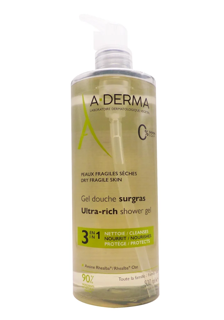 A-DERMA GEL DOUCHE SURGRAS 500ML 2 aderma gel douche surgras 500 ml