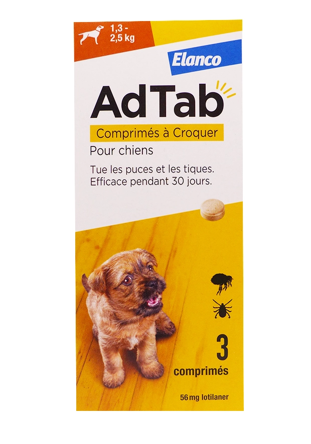 adtab chien 1.3 a 2.5 kg