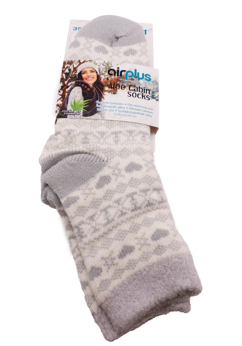 airplus chaussettes motifs gris