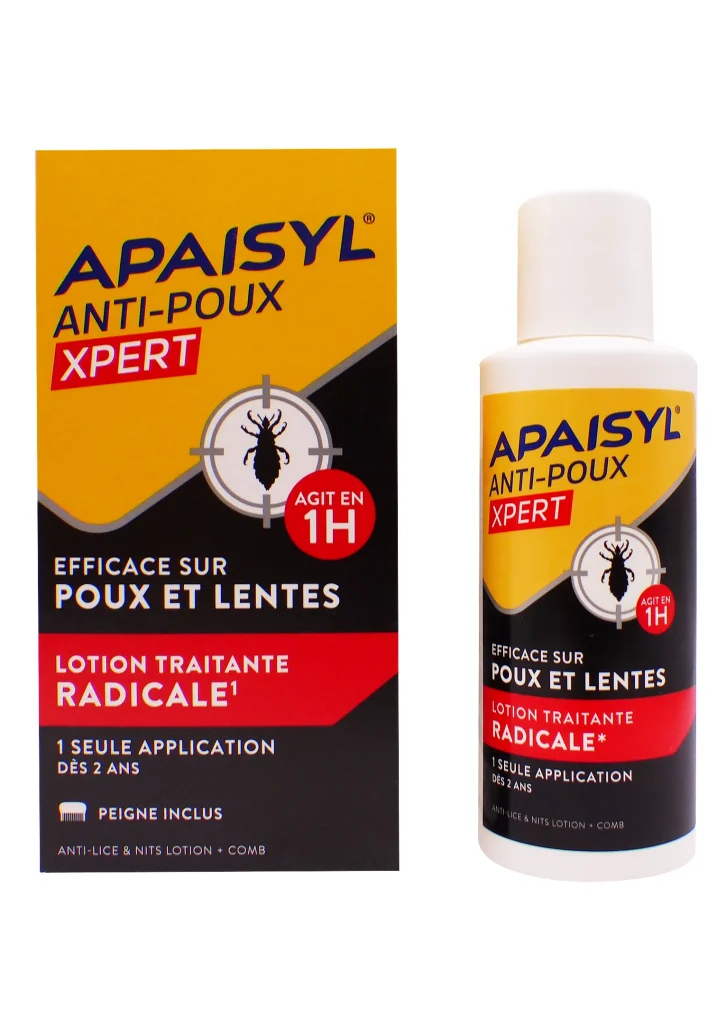 APAISYL XPERT POUX ET LENTES 100ML 2 apaisyl xpert lotion