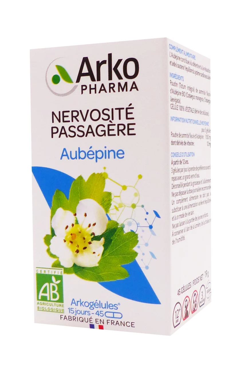 arko aubépine 45 gélules