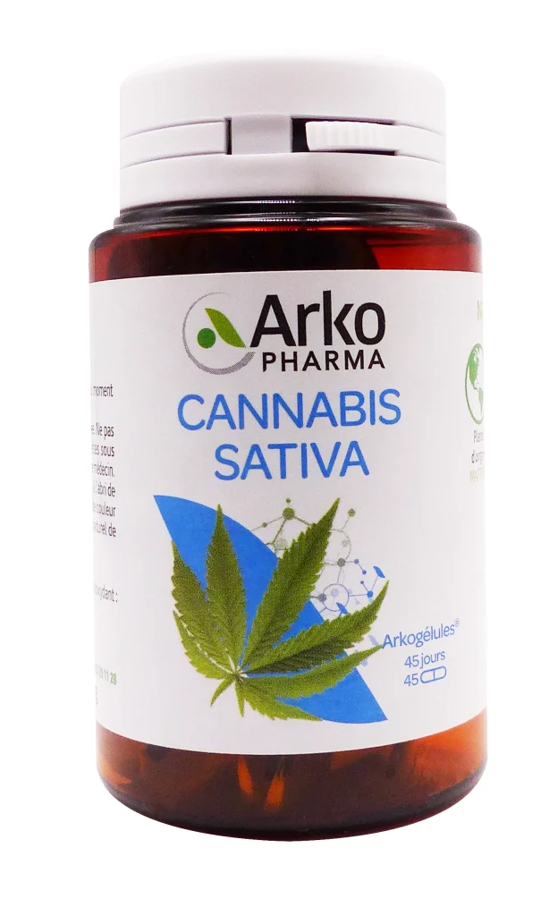 ARKOGELULES CANABIS SATIVA 45 GELULES 2 arko cannabis sativa 45 gelules
