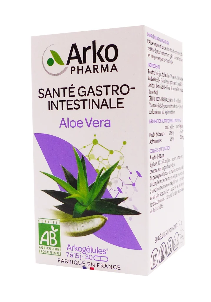 ARKOGELULES ALOE VERA BIO 30 GELULES ARKOPHARMA 3 arkopharma aloe vera 30 gelules