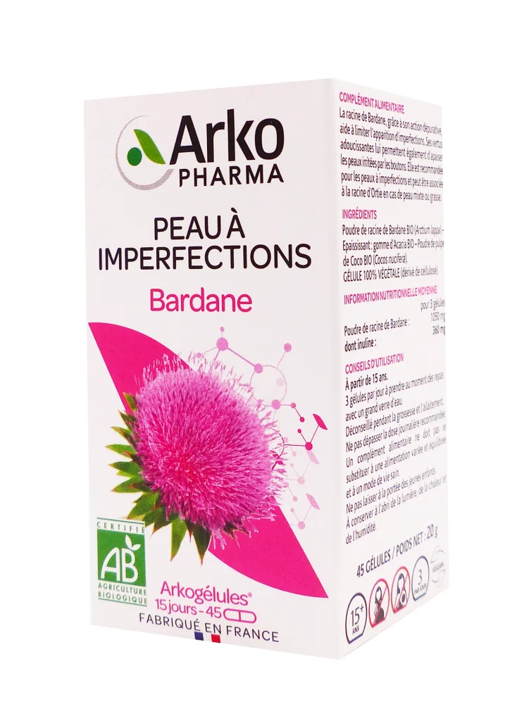 ARKOGELULES BARDANE 45 GELULES 2 arkopharma bardane 45 gelules