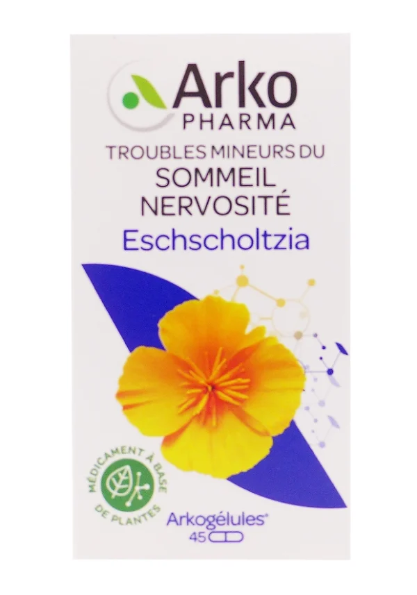 arkopharma eschscholtzia 45 gélules sommeil