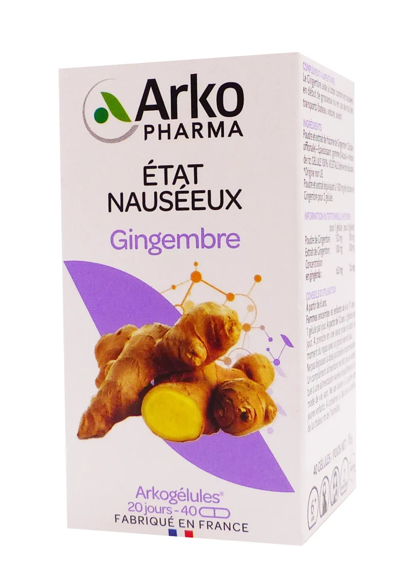 arkopharma gingembre 40 gélules