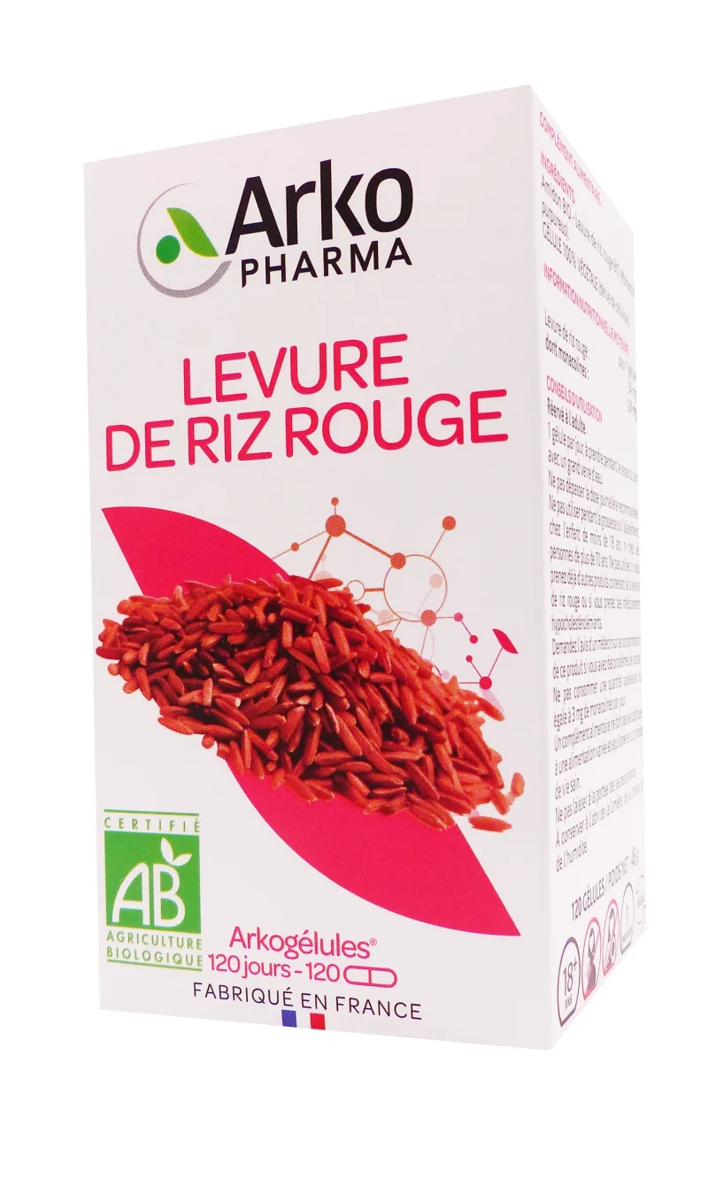 arkopharma levure de riz rouge 120 gélules