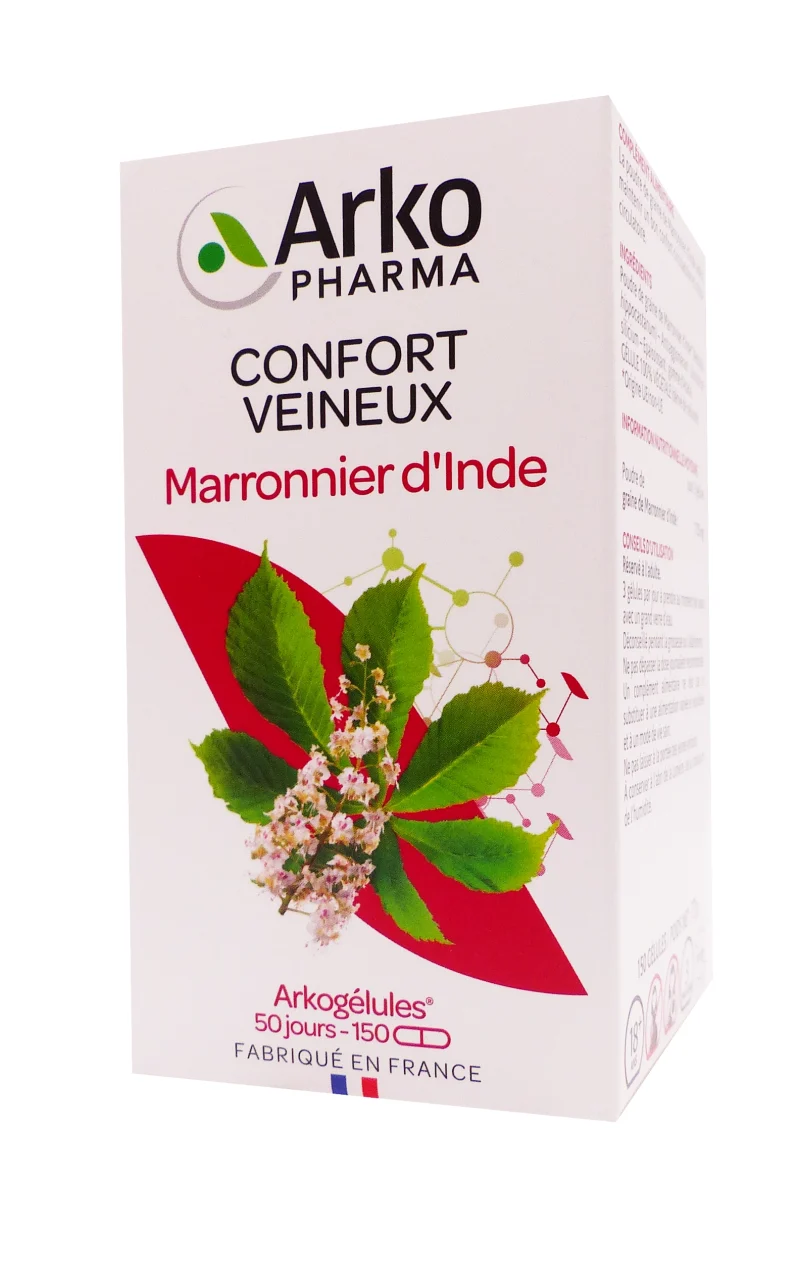 arkopharma marronnier d'inde 150 gélules