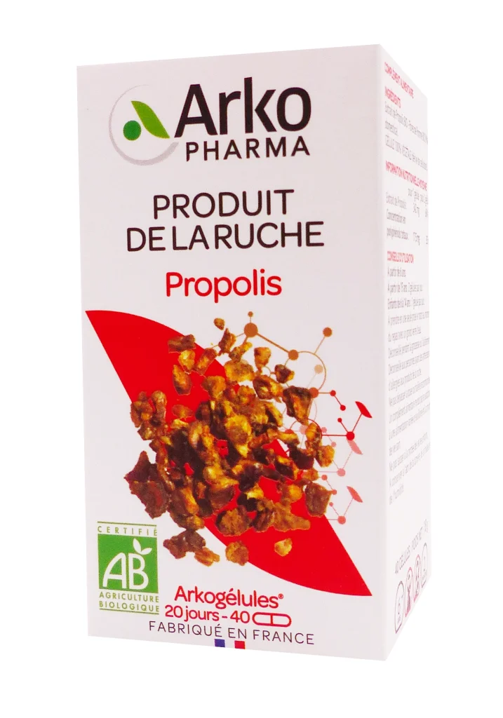 ARKOGELULES PROPOLIS PRODUIT DE LA RUCHE 40 GELULES ARKOPHARMA 2 arkopharma propolis 40 gelules