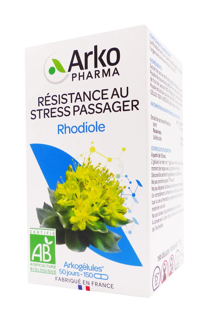 arkopharma rhodiole 150 gélules