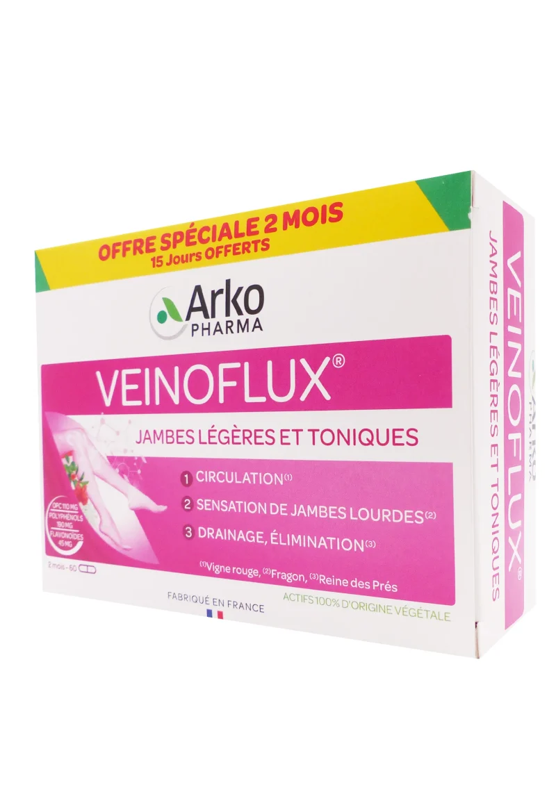 arkopharma veinoflux 60 gélules