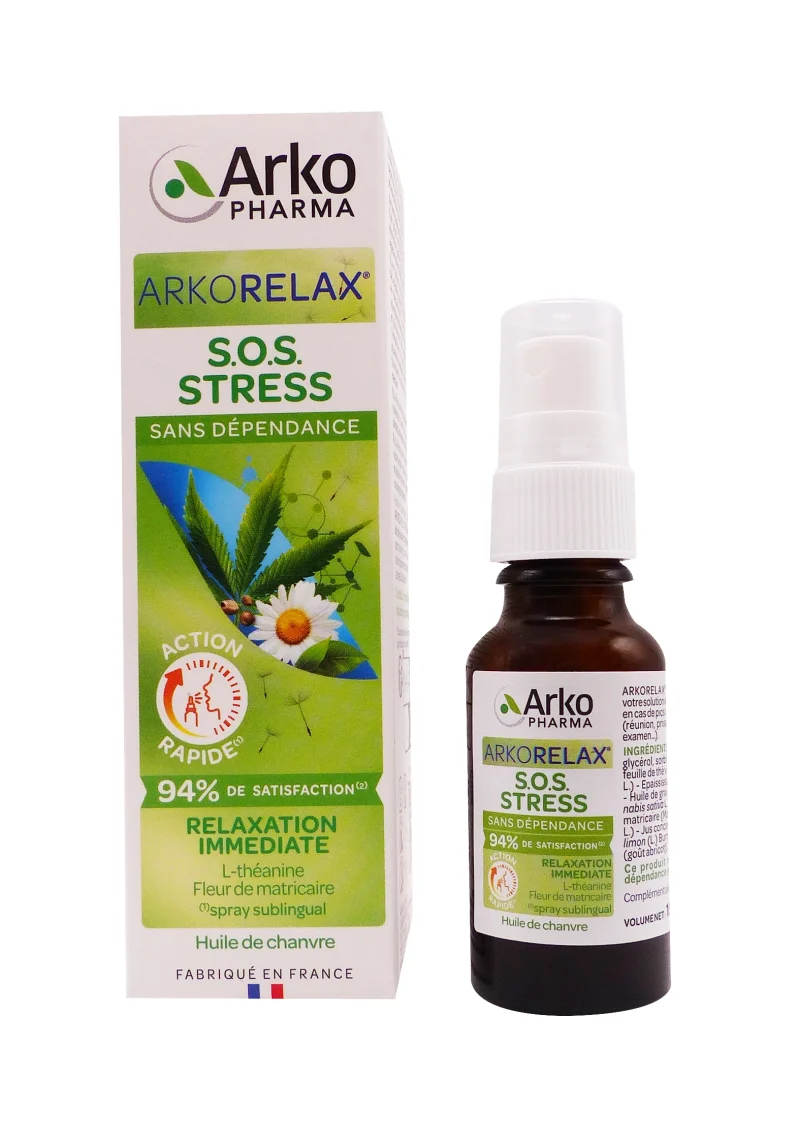 arkorelax sos stress spray