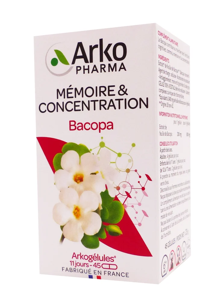 ARKOGELULES BACOPA 45 GELULES ARKOPHARMA 2 bacopa 45 gelules
