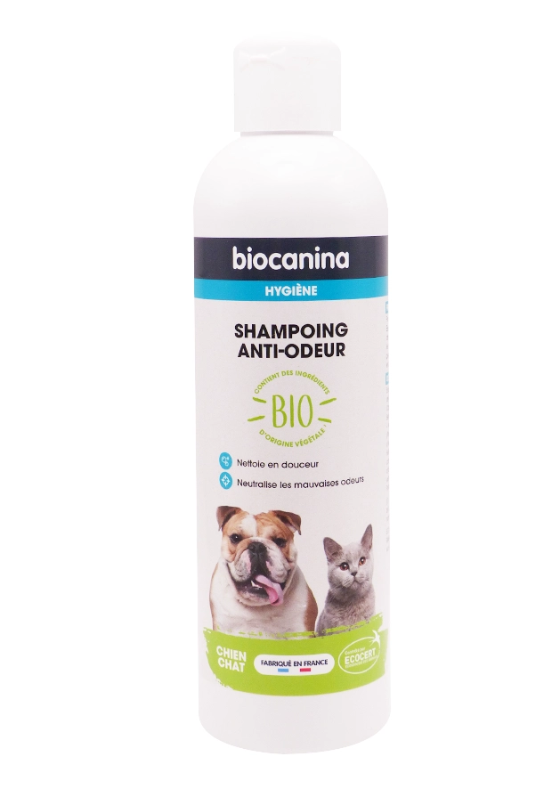 biocanina shampoing anti odeur