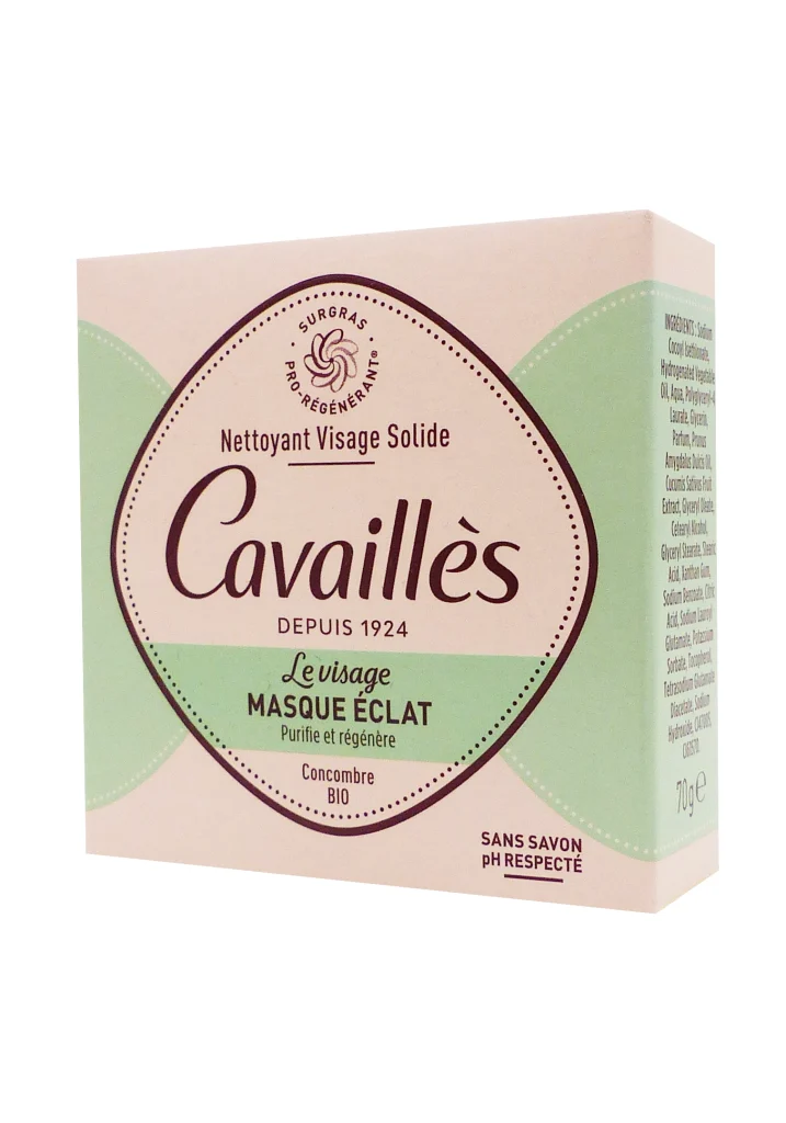 ROGE CAVAILLES MASQUE ECLAT SOLIDE VISAGE 70G (VERT) 2 cavailles masque eclat
