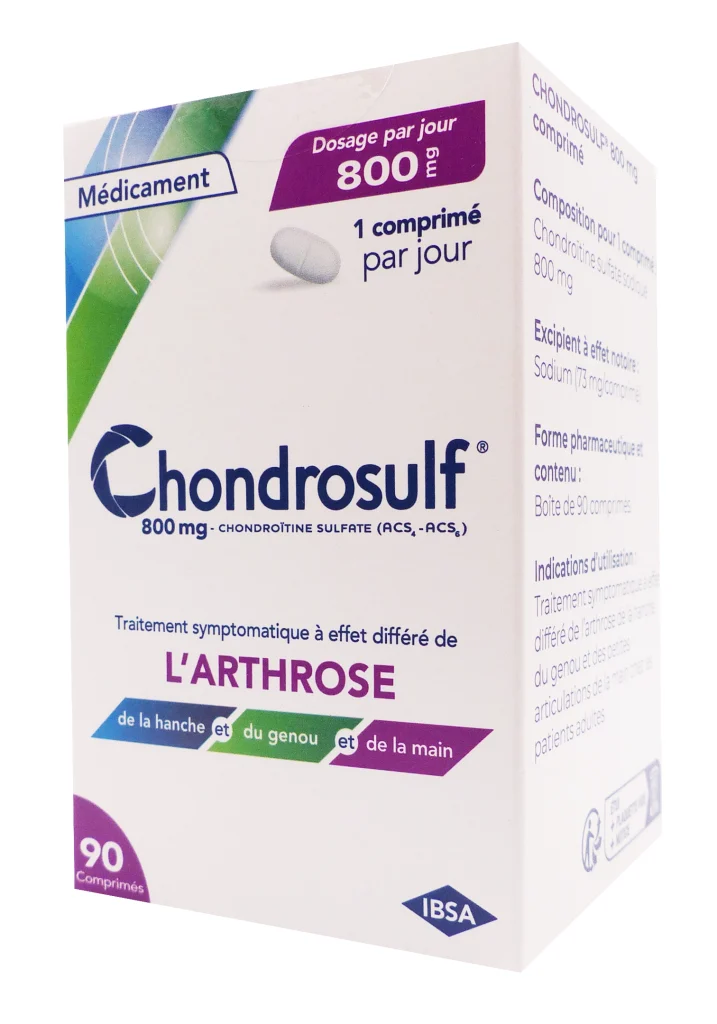 CHONDROSULF 800 MG 90 GELULES 2 chondrosulf 90 comprimes