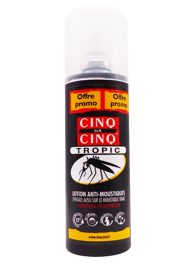 cinq sur cinq lotion moustiques tropic