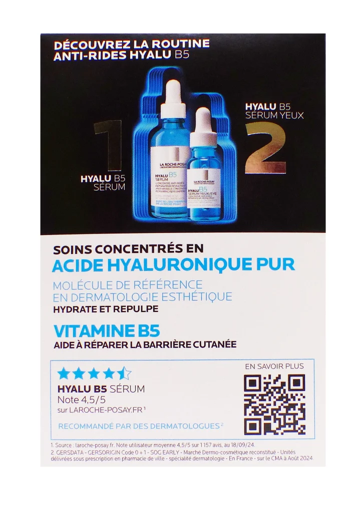 coffret acide hyalu serum La roche posay