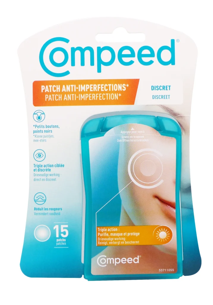 COMPEED 15 PATCHS ANTI-IMPERFECTIONS JOUR 2 compeed 15 patchs anti imperfection
