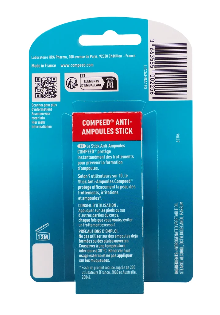 COMPEED STICK ANTI-AMPOULES 8ML 3 compeed anti ampoules stick dos