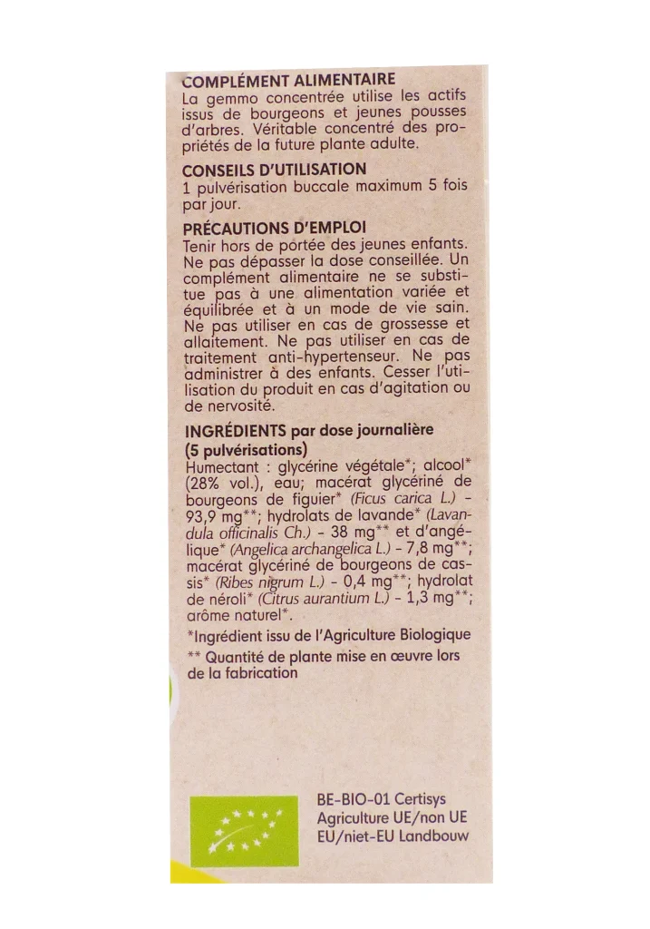 CALMIGEM SPRAY ANTI TRESS 15ML 5 complement alaimentaire