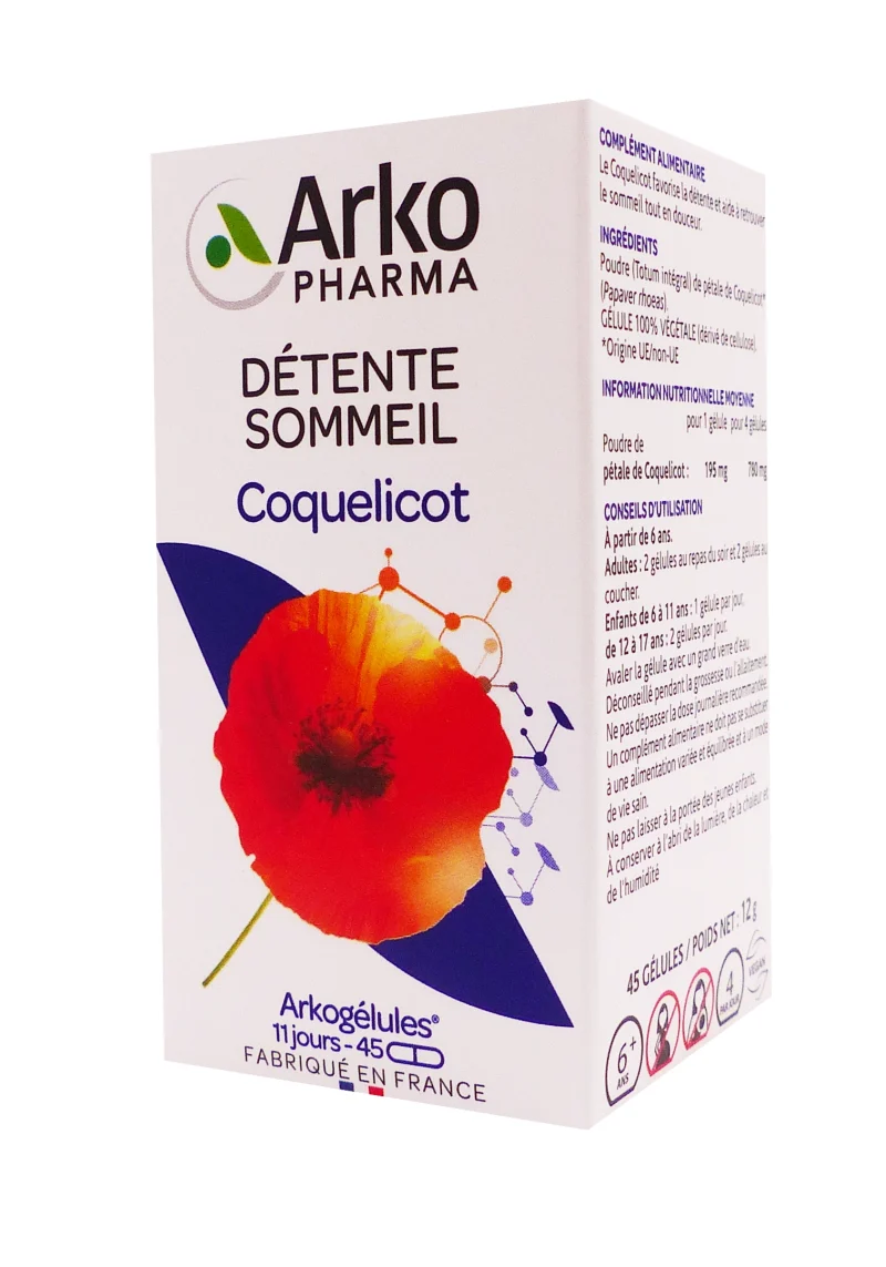 coquelicot 45 gélules