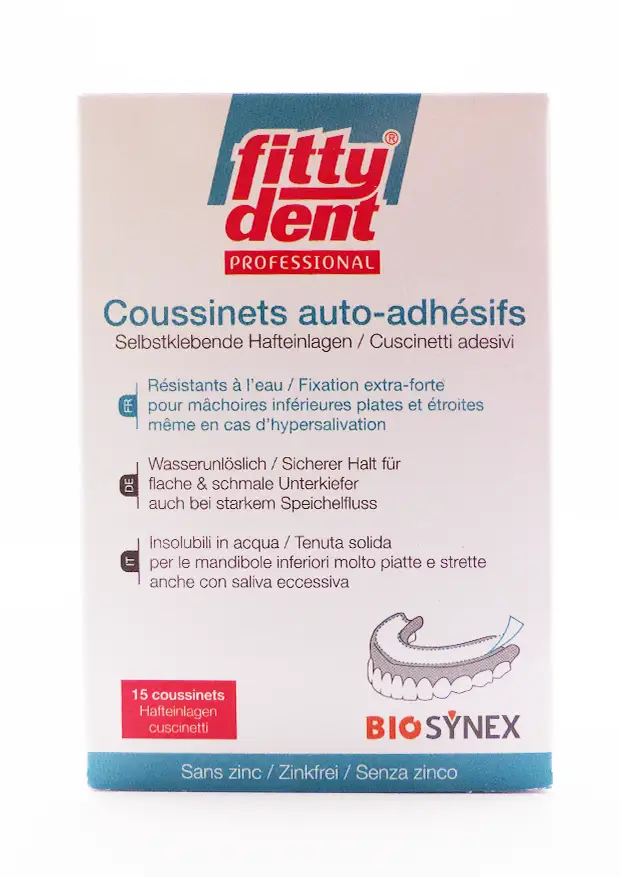 coussinets auto adhésifs fitty dent