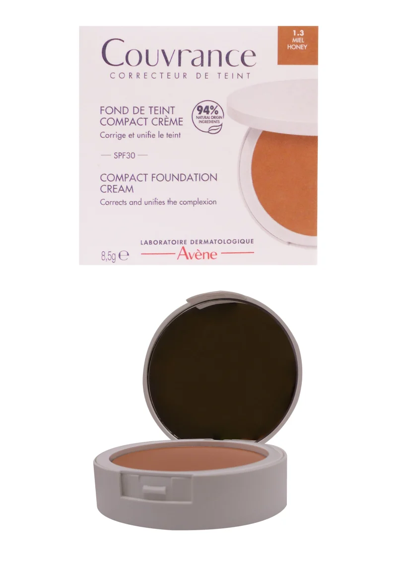 couvrance fond de teint compact creme honey miel 1.3 avene
