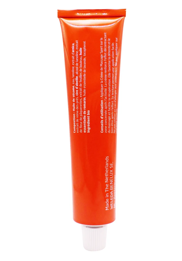 WELEDA CREME DE MASSAGE SPORT 70G 4 dos arnica