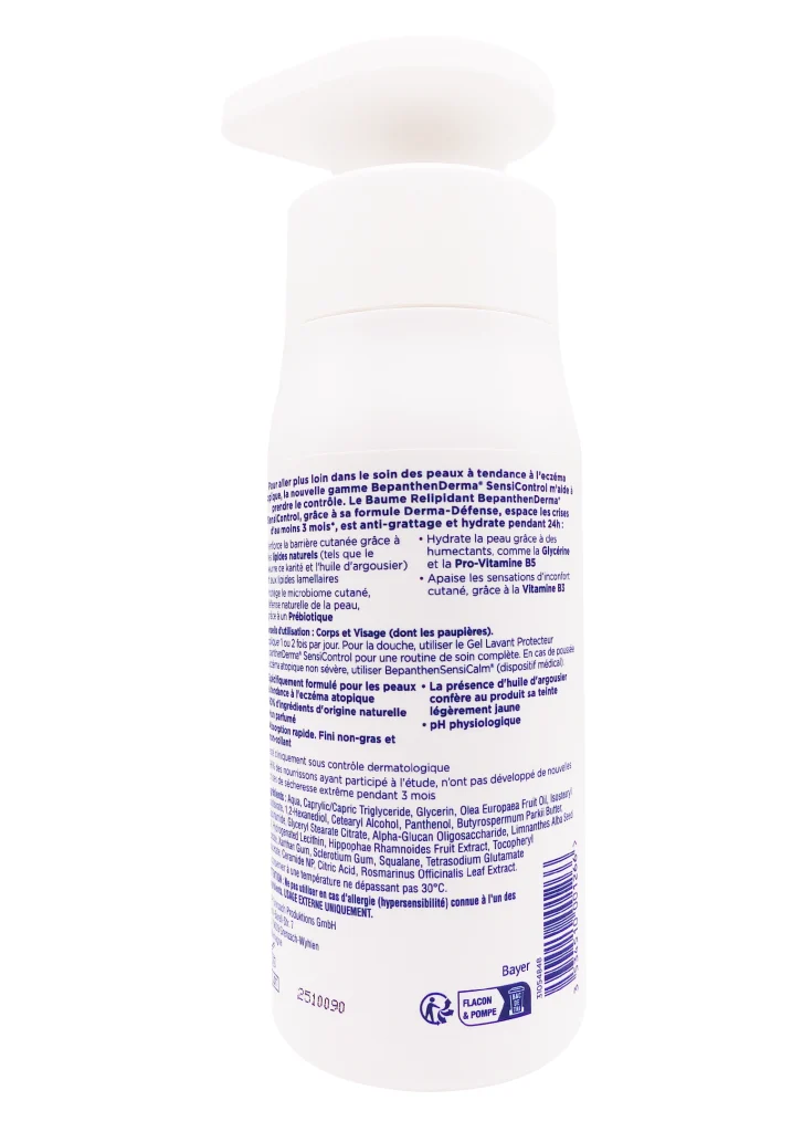 BEPANTHENDERMA SENSI CONTROL BAUME 400 ML 3 dos bepanthene 1